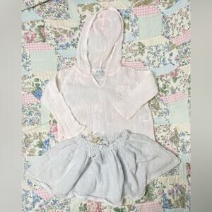 loveshackfancy cotton 2-piece‎ outfit toddler 18-36 month Romy & the bunnies